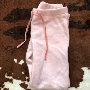 Gap light pink fuzzy pants